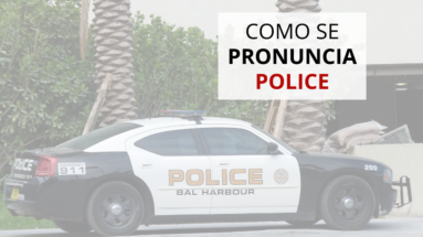 Como se pronuncia police